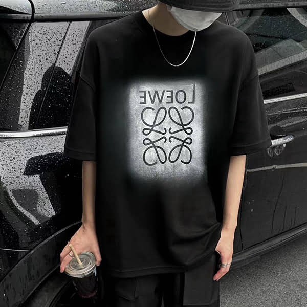 ロエベ コピー アナグラム コットン Tシャツ loi83844